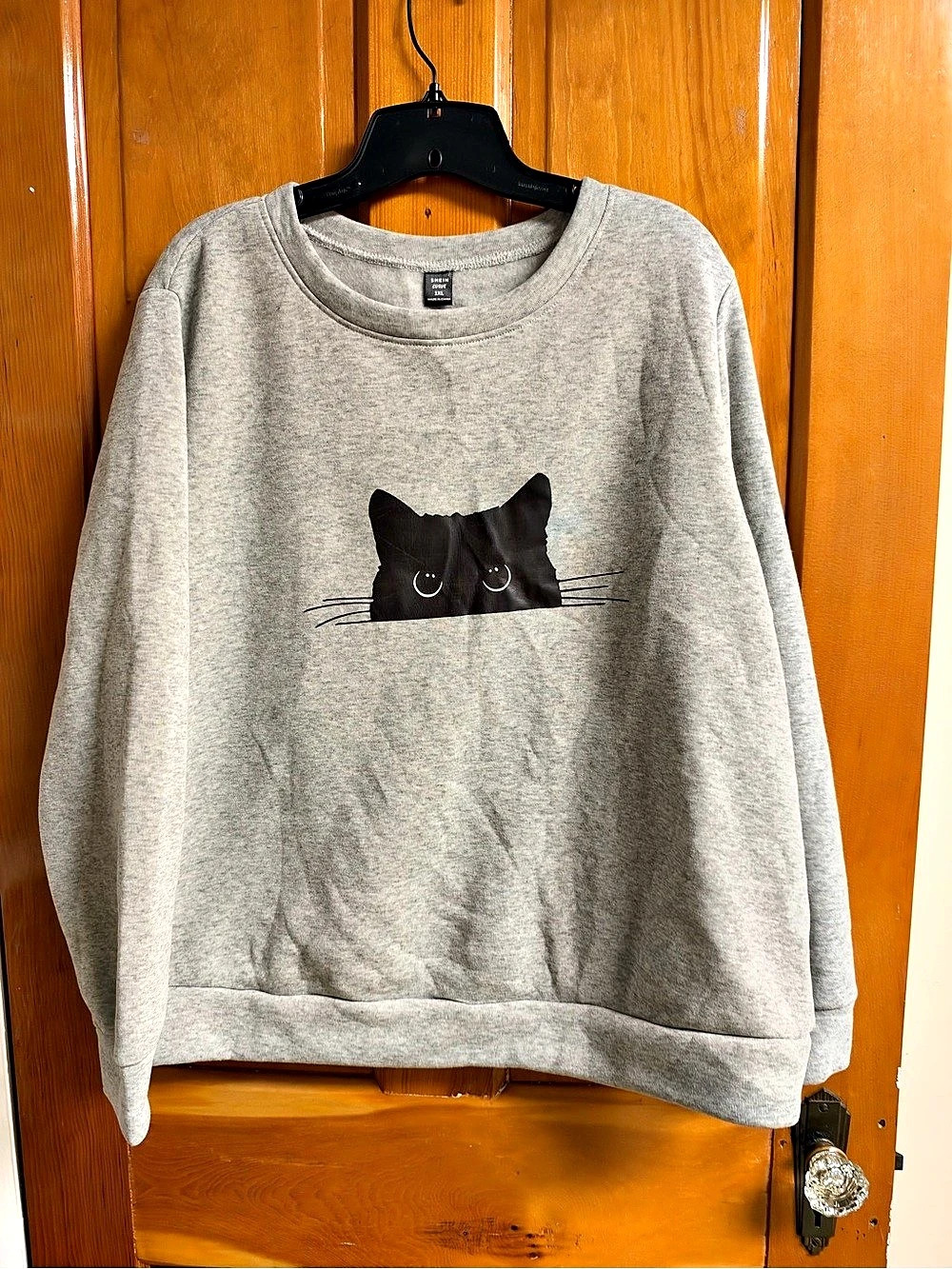 SHEIN Cat Graphic Sweatshirt Size XL Like New